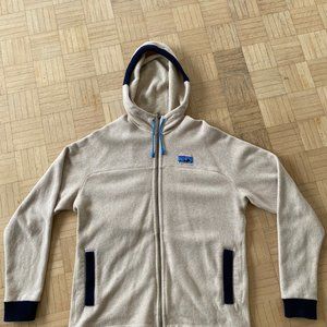 Wool Patagonia Hoodie, Beige